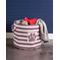 Show in main carousel: Bone Dry Striped Round Dog Storage Bin, Brown, Small slide 3 of 7