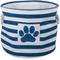 Show in main carousel: Bone Dry Striped Round Dog Storage Bin, Navy, Large slide 1 of 6