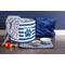 Show in main carousel: Bone Dry Striped Round Dog Storage Bin, Navy, Large slide 5 of 6