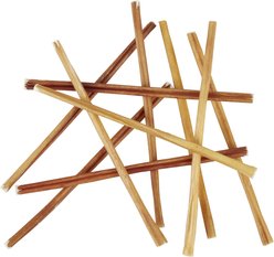 Bones & Chews 12" Thin Bully Sticks Dog Treat, 10 count