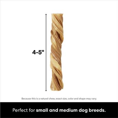 Show full view: Bones & Chews 4-5" Beef Tripe Twist Dog Treats, 10 count slide 3 of 9