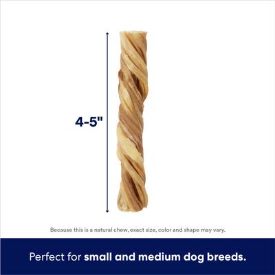 Show full view: Bones & Chews 4-5" Beef Tripe Twist Dog Treats, 2 count slide 3 of 9