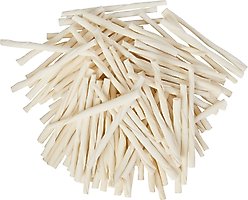Bones & Chews 5" Compressed Rawhide Twist Sticks Dog Treats, 100 count