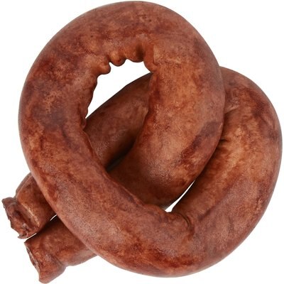 Bones & Chews Bones & Chews 6" Beef Basted Rawhide Pretzel Dog Treat, 1 count