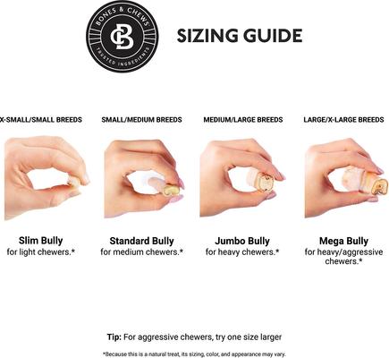 Show full view: Bones & Chews 6" Mega Bully Sticks, 1 count slide 3 of 9