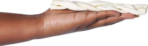 Show full view: Bones & Chews 7" American Beefhide Braid Dog Treats, 4 count slide 3 of 5