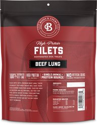 Bones & Chews All-Natural Beef Lung Filets Dehydrated Dog Treats, 12-oz bag slide 2 of 7