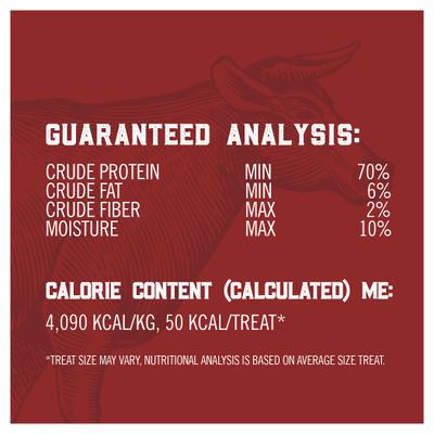 Show full view: Bones & Chews All-Natural Beef Lung Filets Dehydrated Dog Treats, 12-oz bag slide 8 of 10