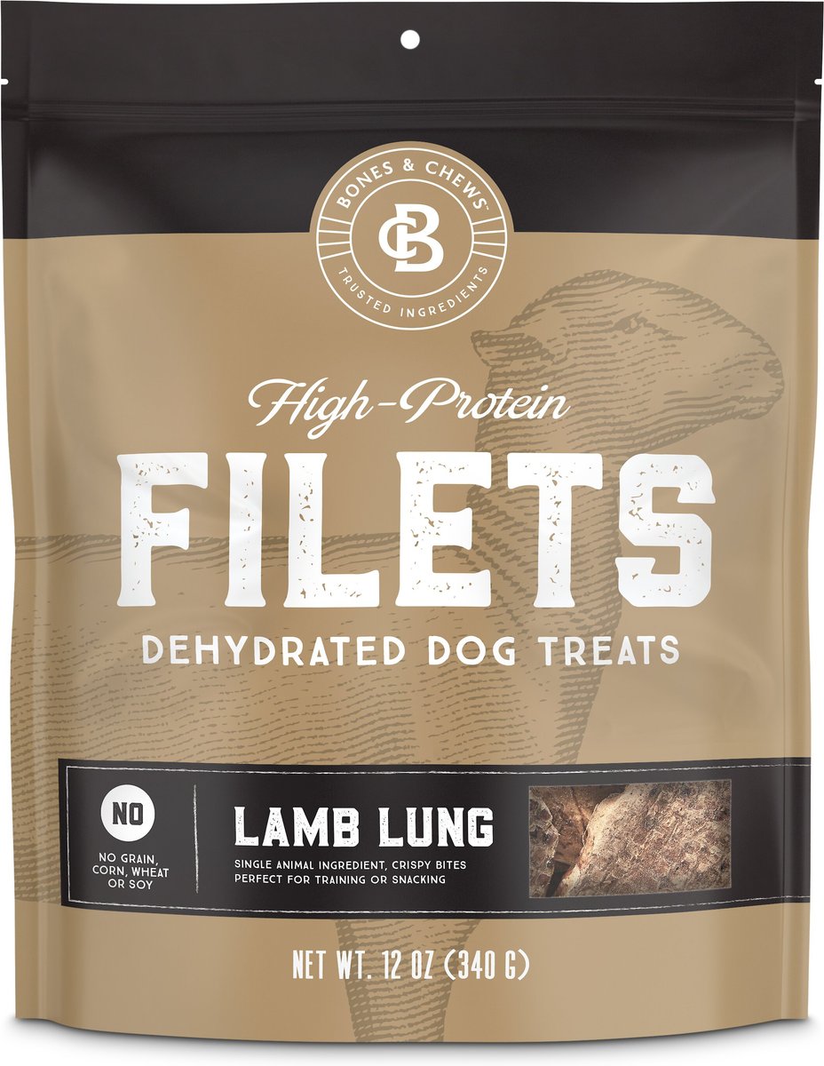 Merrick Texas Hold'ems Premium Lamb Lung Filets Dog Treats