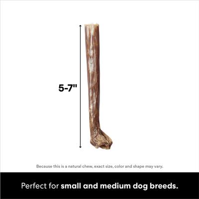 Show full view: Bones & Chews Beef Esophagus Dog Treats, 1-lb bag slide 3 of 8