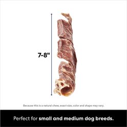 Bones & Chews Beef Gullet Springs Dog Treats, 7"-8", 3 count slide 2 of 6