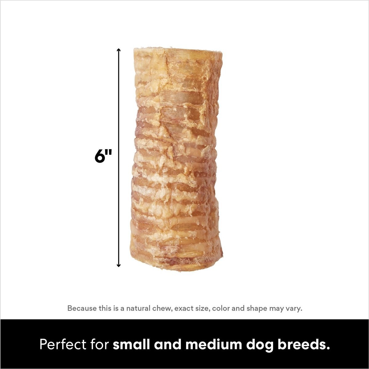 Bones & Chews Beef Trachea 6" Dog Treat