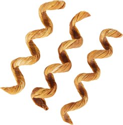 Bones & Chews Beef Tripe Twist Springs Dog Treats, 7"-8", 3 count