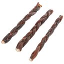Bones & Chews Braided Beef Gullet Dog Treat, 11"-12", 3 count