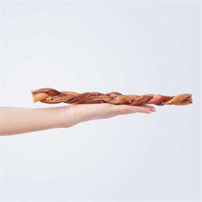 Show full view: Bones & Chews Braided Bully Stick 12" Dog Treats, 3 count slide 3 of 9