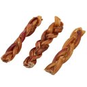 Bones & Chews Braided Bully Stick 6" Dog Treats, 3 count