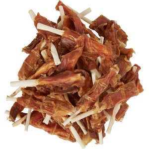 Bones & Chews Chicken Wrapped Rawhide Skewer Dog Treats, 1-lb bag