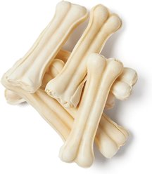 Bones & Chews Compressed Rawhide Bone Dog Treats, 6", 6 count