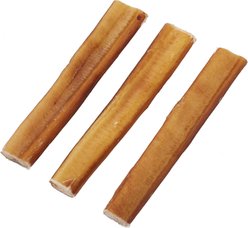 Bones & Chews Jumbo Bully Stick 6" Dog Treats, 3 count