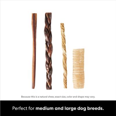 Show full view: Bones & Chews Large Dog Natural Chews Variety Pack, 8 count slide 3 of 10