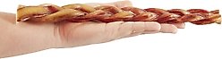 Bones & Chews Made in USA 12" Braided Bully Stick Dog Treat, 25 count slide 2 of 5