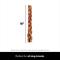Show in main carousel: Bones & Chews Made in USA 12" Braided Bully Stick Dog Treat, 3 count slide 3 of 9