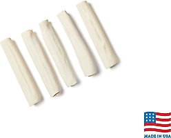Bones & Chews Made in USA 5" Rawhide Roll Dog Treats, 10 count