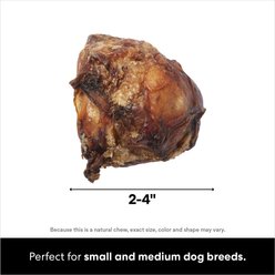 Bones & Chews Made in USA Beef Knee Caps Dog Treats, 2 count slide 2 of 7