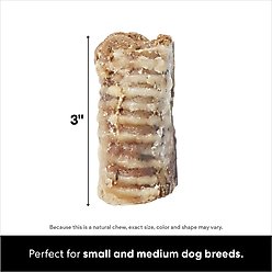 Bones & Chews Made in USA Peanut Butter Flavored Filled Beef Trachea Dog Treats, 2 count slide 2 of 6
