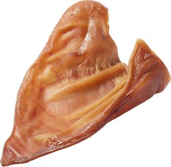 Bones & Chews Made in USA Pig Ear Chews Dog Treats, 2 count