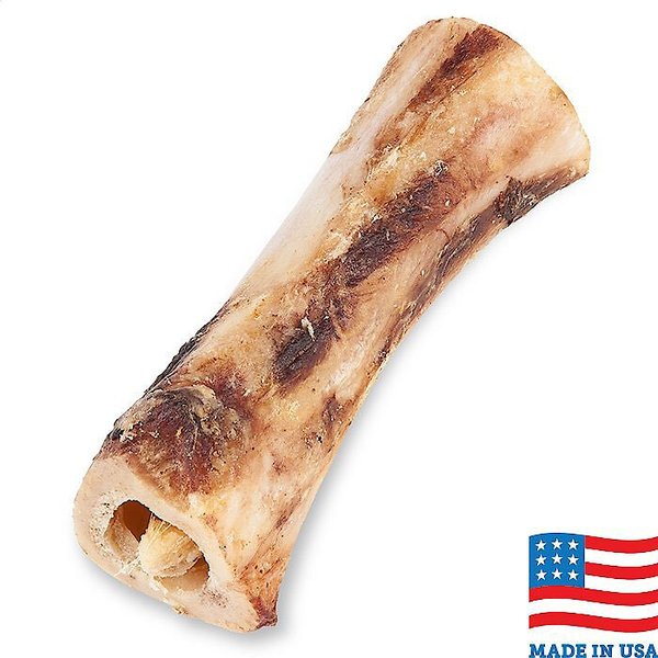 Bones & Chews Made in USA Roasted Marrow Bone 6" Dog Treat