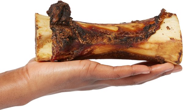 Bones & Chews Made in USA Roasted Marrow Bone 6" Dog Treat