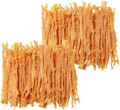 Bones & Chews Made in USA Turkey Tendon Dog Treats, 16-oz bag, bundle of 2