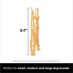 Bones & Chews Made in USA Turkey Tendon Dog Treats, 16-oz bag slide 2 of 6