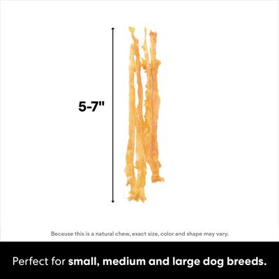 Show full view: Bones & Chews Made in USA Turkey Tendon Dog Treats, 4-oz bag slide 3 of 8