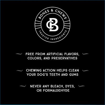 Show full view: Bones & Chews Roasted Marrow Bone Dog Treat, 6", 1 count slide 6 of 9