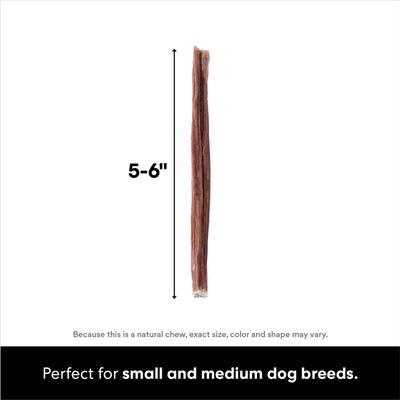 Show full view: Bones & Chews Slim Beef Gullet Stick 5-6" Dog Treats, 1 count slide 3 of 9