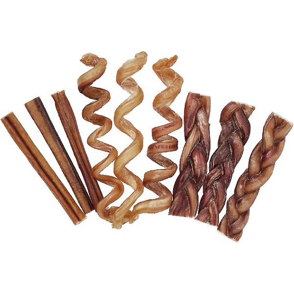 Bones & Chews Small Dog Bully Stick Variety Pack
