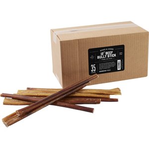 Bones & Chews Standard Bully Stick 12" Dog Treats, case of 35