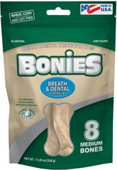 BONIES Breath & Dental Formula Medium Dental Dog Treat, 8 count