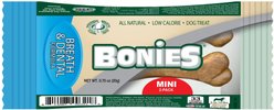 BONIES Breath & Dental Formula Mini Dental Dog Treats, 2 count slide 1 of 9