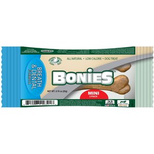 BONIES Breath & Dental Formula Mini Dental Dog Treats, 2 count