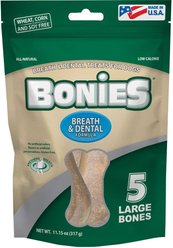 BONIES Breath & Dental Formula Regular Dental Dog Treat, 5 count