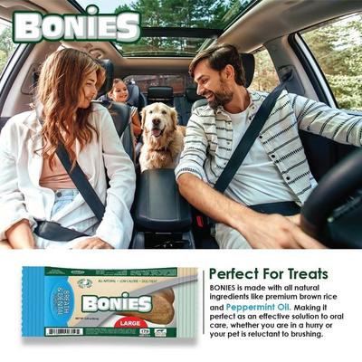 Show full view: BONIES Breath & Dental Formula Regular Dental Dog Treat, 5 count slide 6 of 11