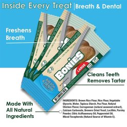 BONIES Breath & Dental Formula Small Dental Dog Treat, 15 count slide 2 of 9