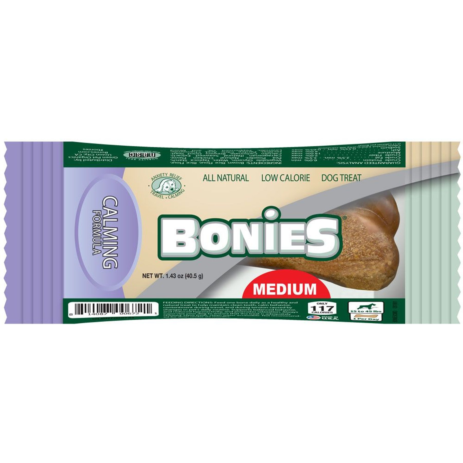 BONIES Calming Formula Medium Dog Treats, 1 count