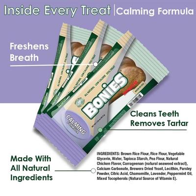 Show full view: BONIES Calming Formula Medium Dog Treats, 8 count slide 4 of 11