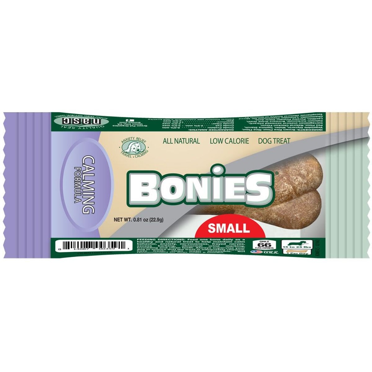 BONIES Calming Formula Small Dog Treats, 4 count
