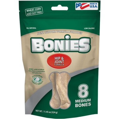 BONIES BONIES Hip & Joint Formula Medium Dog Treats, 8 count