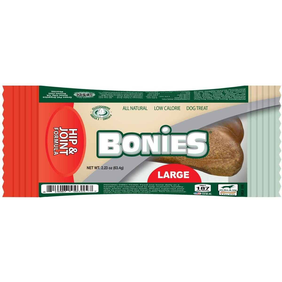 BONIES Hip & Joint Formula Regular Dog Treats, 1 count